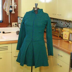 Vintage Girl's Winter Dress Homemade Juniors Kid's